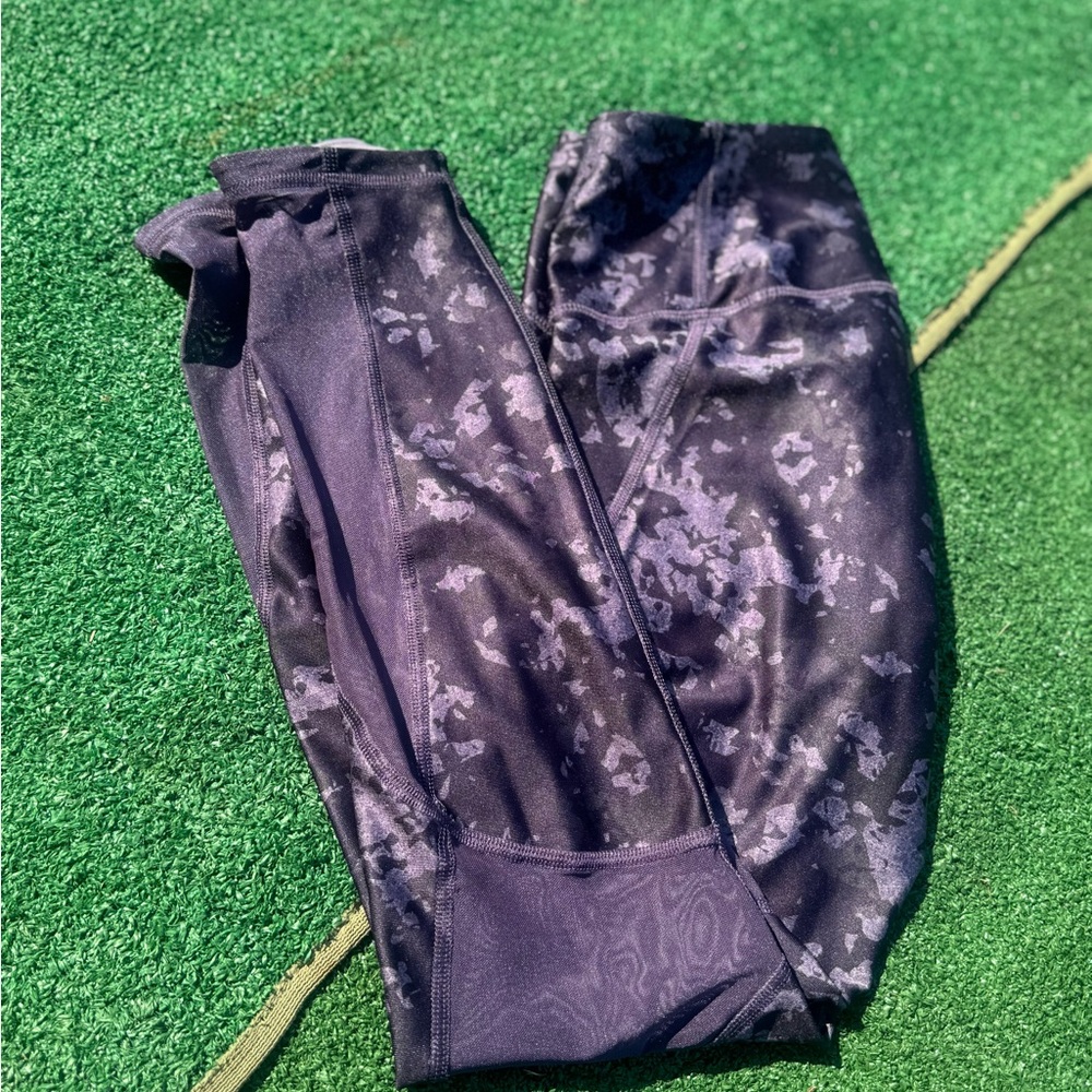 Under Armour Purple Camouflage Leggings